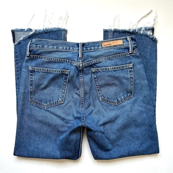 GRLFRND Tatum Mid-Rise Micro Boot Jean in Turn Blue Size 28 - Picture 8 of 11